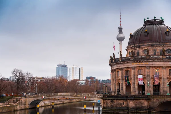 Berlin Deutschland Dezember 2021 Außenansicht Des Bode Museums Auf Der — Stockfoto