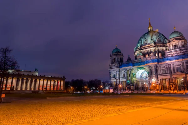 Berlín Německo Prosince 2021 Vnější Pohled Berlínskou Katedrálu Nebo Berliner — Stock fotografie