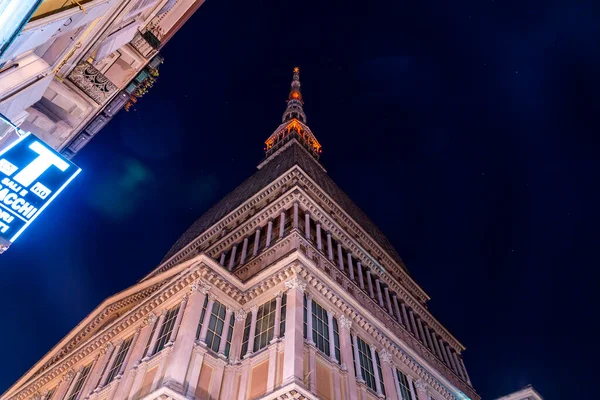 Turin Italy March 2022 Mole Antonelliana Major Landmark Building Turin — Stockfoto