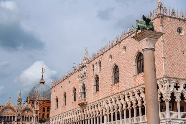 Exterior View Palazzo Ducale One Most Significant Landmarks Venice Located — Stock Photo, Image