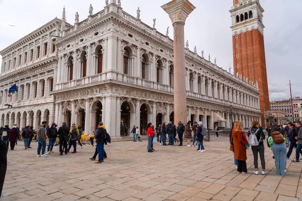 Veneza Itália Abril 2022 Basílica Catedral Patriarcal São Marcos Vulgarmente — Fotografia de Stock