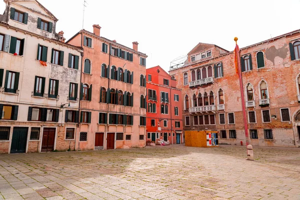 Venedik Talya Nisan 2022 Tipik Venedik Mimarisi Talya Dan Sokak — Stok fotoğraf