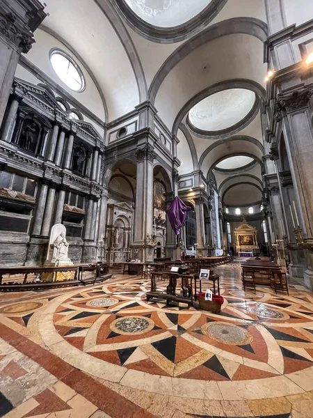 Venecia Italia Abril 2022 Vista Interior Desde Chiesa San Salvador —  Fotos de Stock