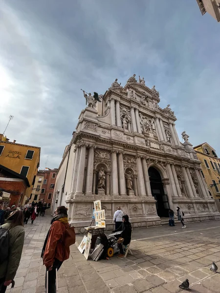 Venedig Italien April 2022 Chiesa Santa Maria Del Giglio Eller — Stockfoto