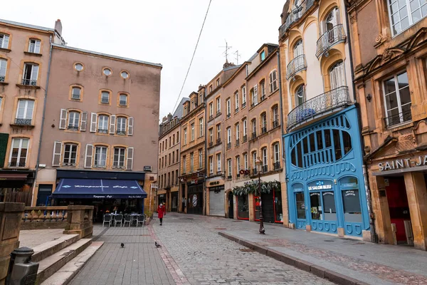 Metz France January 2022 View Saint Jacques Square Metz France — Stock Photo, Image