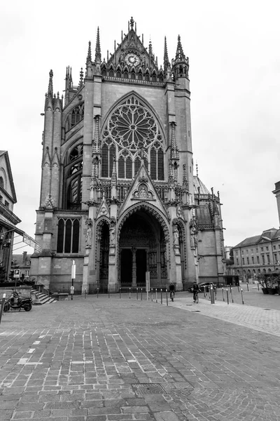 Metz Francia Enero 2022 Catedral Metz Catedral San Esteban Una — Foto de Stock