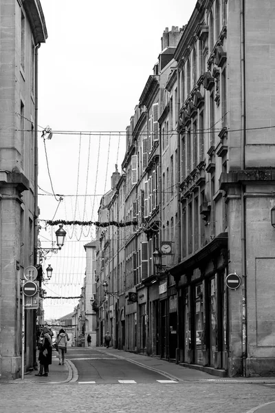 Metz Fransa Ocak 2022 Fransa Nın Metz Kentindeki Sokak Manzarası — Stok fotoğraf