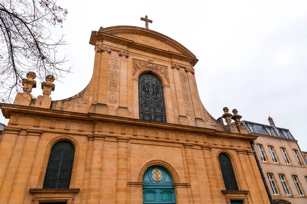 Notre Dame Assomption Είναι Μια Εκκλησία Που Βρίσκεται Στην Rue — Φωτογραφία Αρχείου