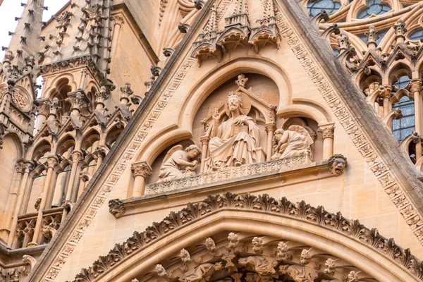 Kathedrale Von Metz Oder Die Kathedrale Von Saint Stephen Ist — Stockfoto