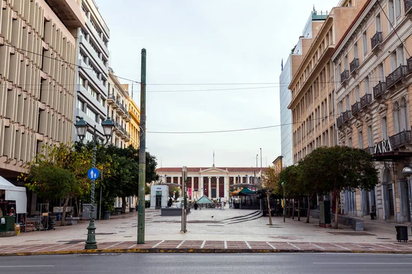 Atény Řecko Listopadu 2021 Klathmonovo Náměstí Historické Centrum Atén — Stock fotografie