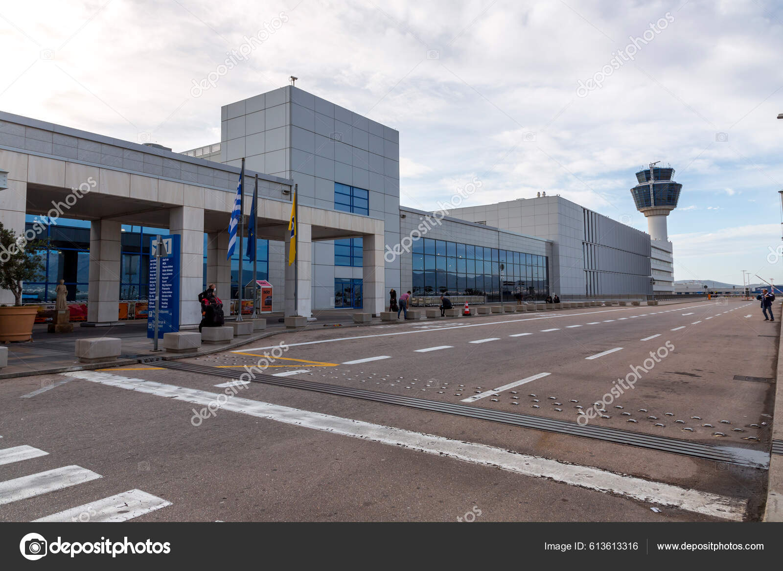 Athens Greece Nov 2021 Athens International Airport Eleftherios