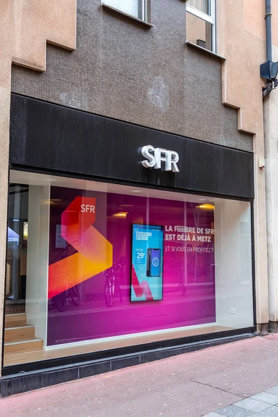 Metz France January 2022 Metz Branch Store Sfr French Communications — 스톡 사진