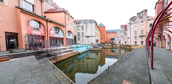 Metz France January 2022 Street View Typical French Buildings City — Stock Photo, Image