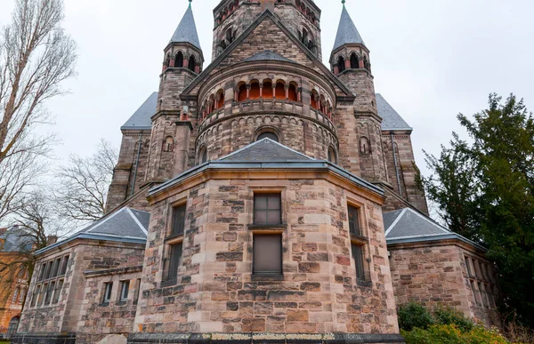 Veduta Esterna Del Tempio Neuf Del Nuovo Tempio Metz Francia — Foto Stock