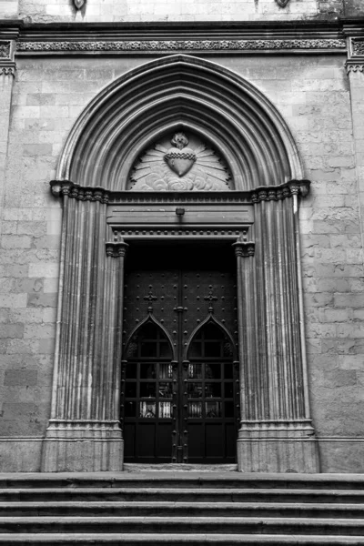 Girona Spanyolország Február 2022 Girona Katedrális Más Néven Katedrális Szent — Stock Fotó