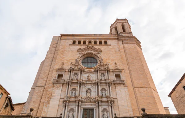 Catedral Girona También Conocida Como Catedral Santa María Girona Una — Foto de Stock