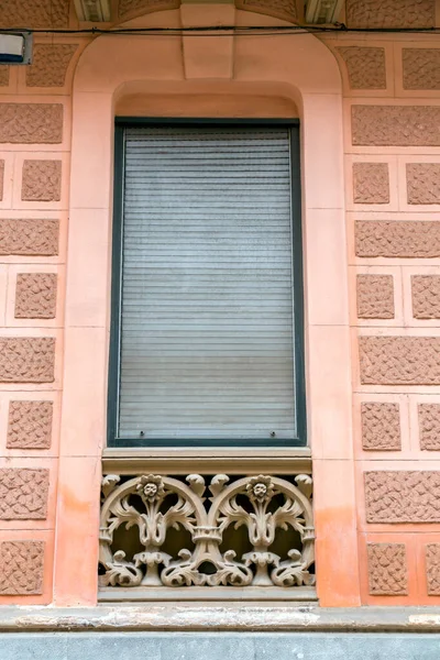 Typical Window Detail Traditional Architecture Girona Catalonia Spain — Stock Photo, Image
