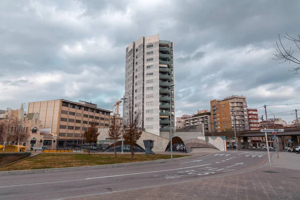 Girona Catalonia Spain Feb 2022 Cityscape Generic Architecture View Modern — 图库照片