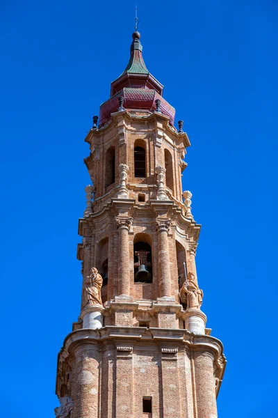 Cattedrale Del Salvatore Seo Zaragoza Una Cattedrale Cattolica Saragozza Spagna — Foto Stock