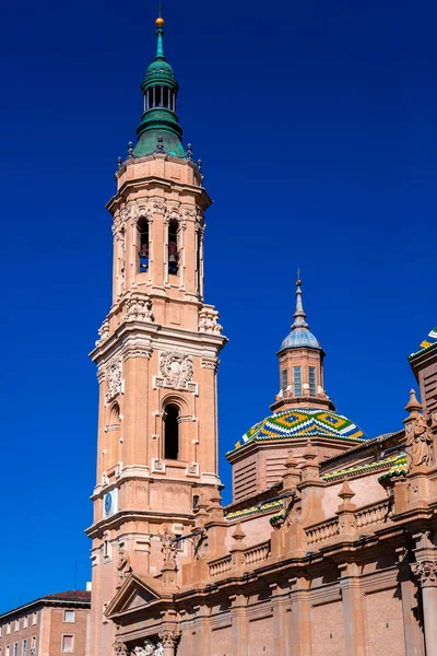 Catedral Basílica Nossa Senhora Pilar Uma Igreja Católica Romana Junto — Fotografia de Stock