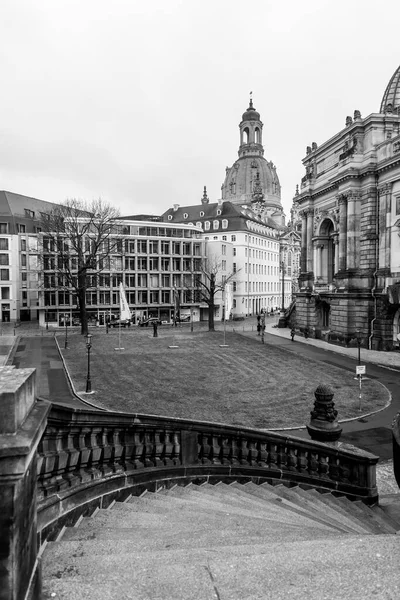 Дрезден Німеччина Dec 2021 Художня Академія Кунстальє Або Ліпсіусбау Університетською — стокове фото