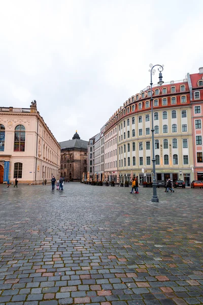 Дрезден Германия Декабря 2021 Года Ноймаркт Является Центральной Культурно Значимой — стоковое фото