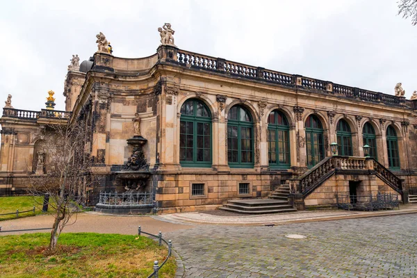 Dresden Germany December 2021 Exterior View Residenzschloss Old Town Dresden — стокове фото