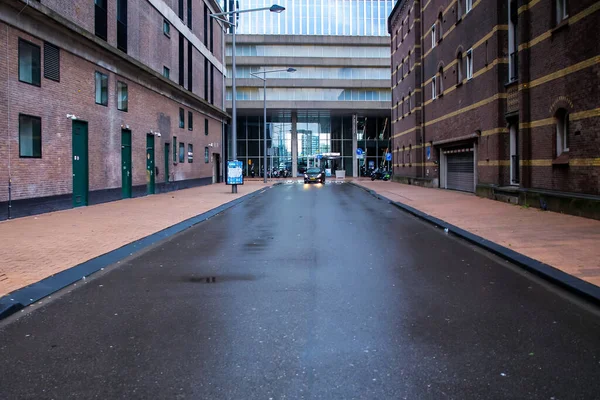 Rotterdam Oktober 2021 Street View Moderne Architectuur Met Bedrijfstorens Het — Stockfoto