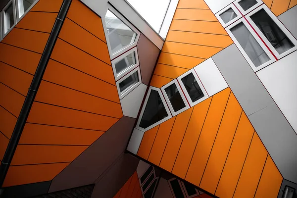 Cube Houses Conjunto Inovador Apartamentos Residenciais Roterdão — Fotografia de Stock