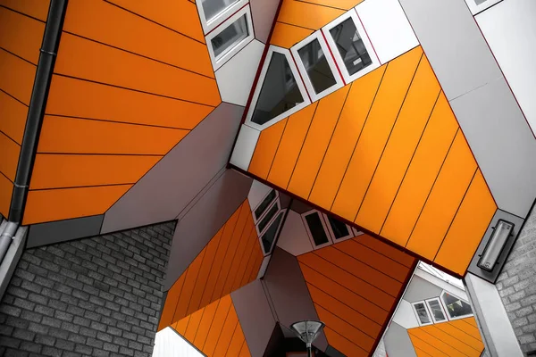 Rotterdam Pays Bas Octobre 2021 Cube Houses Kubuswoningen Néerlandais Est — Photo