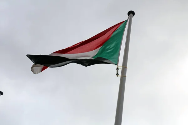 Rotterdam Ottobre 2021 Bandiera Palestinese Vlaggeparade Museo All Aperto Che — Foto Stock