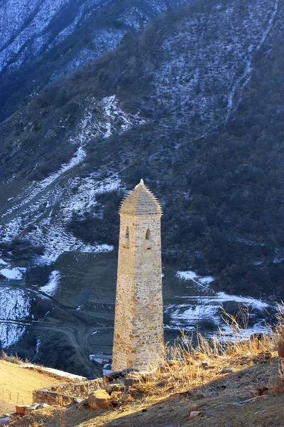 Tornen i Ingusjien. antika arkitekturen och ruiner — Stockfoto
