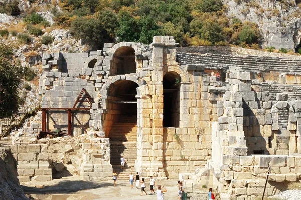 Αρχαία πόλη νεκρός στην Τουρκία demre Μύρα — Φωτογραφία Αρχείου