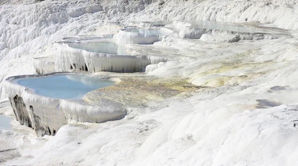 Pamukkale naturalnych jezior w hierapolis Turcja — Zdjęcie stockowe