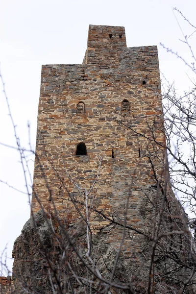 Torres de Ingushetia. Arquitectura antigua y ruinas — Foto de Stock