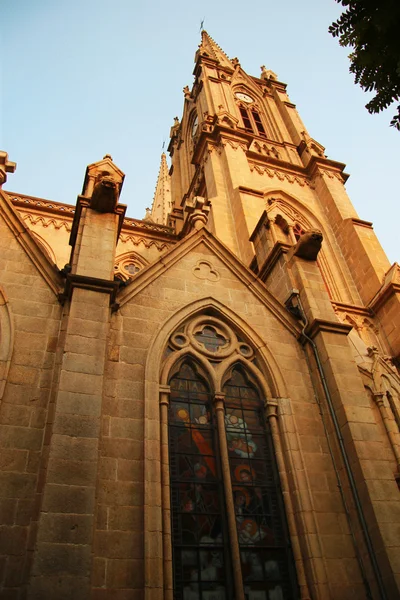 Cattedrale cattolica del Sacro Cuore nel Guanzhou Cina — Foto Stock