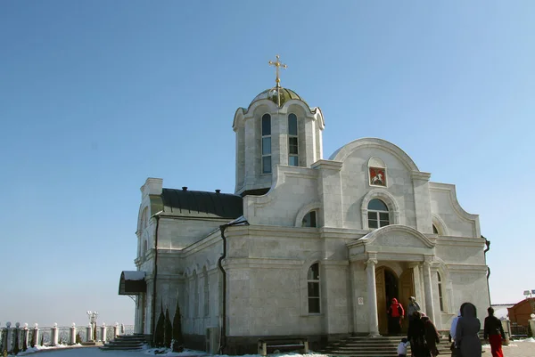 George Monastery Winter Time Essentuki Russian Federation January 2015 — 스톡 사진