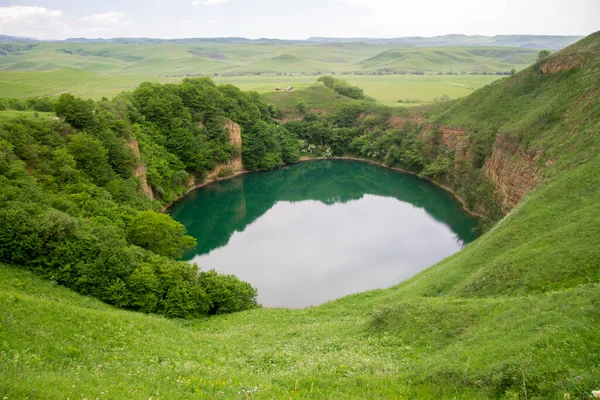 Lac Petit Shadcurey Sarnakovo Kabarda Caucase Nord Fédération Russie — Photo