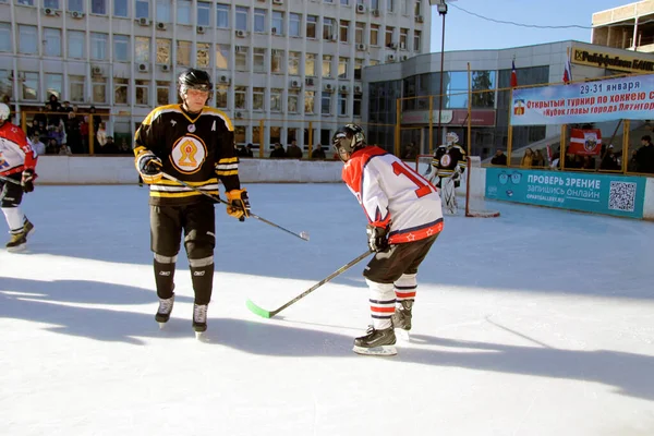 Campeonato Hockey Copa Del Alcalde Pyatigorsk Rusia Pyatigorsk Enero 2015 —  Fotos de Stock