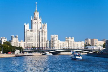 Moskova cityscape yaz gün