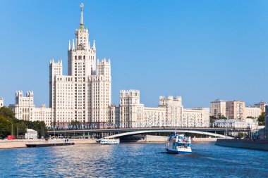 Moskova cityscape yaz gün