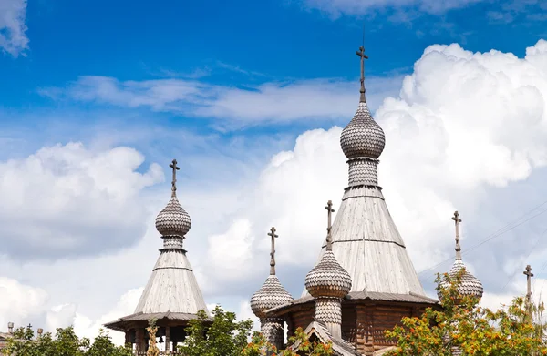 Houten kerken van Rusland — Stockfoto