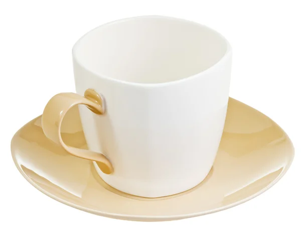 Porcelain cup with saucer — Stock Photo, Image