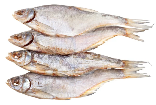 Four dried salt fishes — Stock Photo, Image