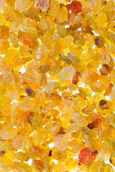 Sultana raisins close up on white — Stock Photo, Image