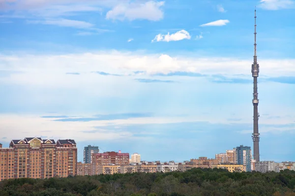Panorama av bostadsområde — Stockfoto