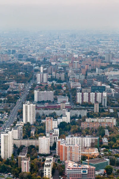 Panorama of residential district in autumn — Stock Photo, Image
