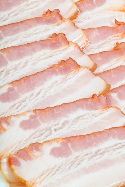 Sliced pieces of bacon — Stock Photo, Image