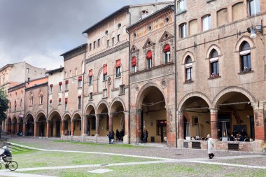 Via santo stefano sonbahar günü Bologna, İtalya