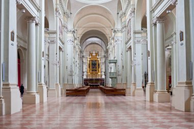 Interior of Basilica of San Domenico, Bologna, Italy clipart